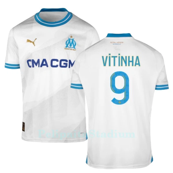 Olympique Marseille VITINHA 9 Pelipaita Miesten Koti 2023-2024