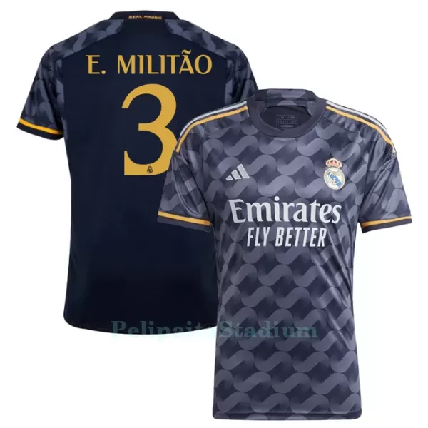 Real Madrid E. Militao 3 Pelipaita Miesten Vieras 2023-2024