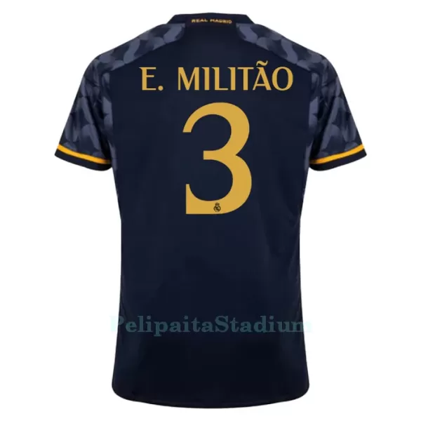 Real Madrid E. Militao 3 Pelipaita Miesten Vieras 2023-2024