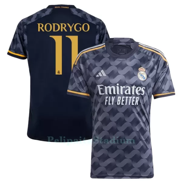 Real Madrid Rodrygo 11 Pelipaita Miesten Vieras 2023-2024