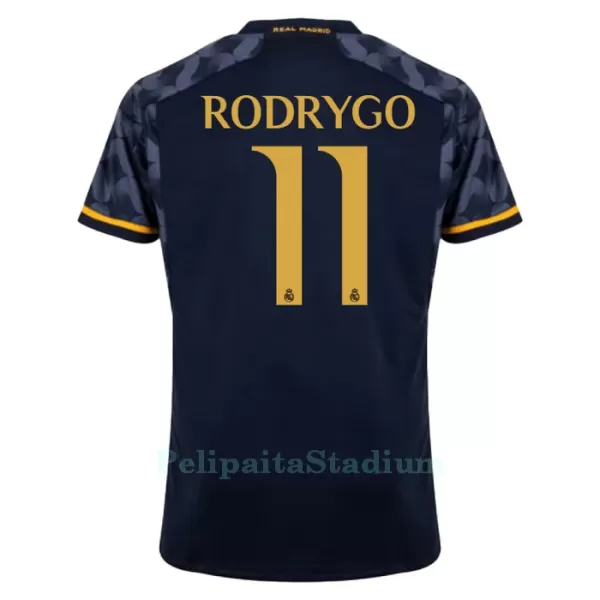 Real Madrid Rodrygo 11 Pelipaita Miesten Vieras 2023-2024