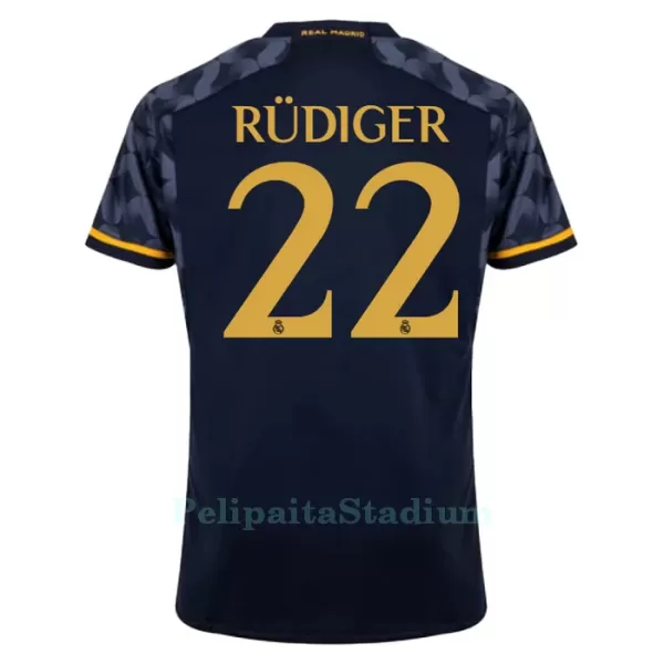 Real Madrid Rudiger 22 Pelipaita Miesten Vieras 2023-2024