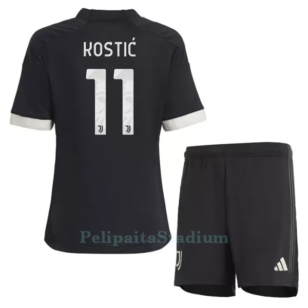 Juventus Kostic 11 Pelipaita Lasten Kolmas 2023-2024