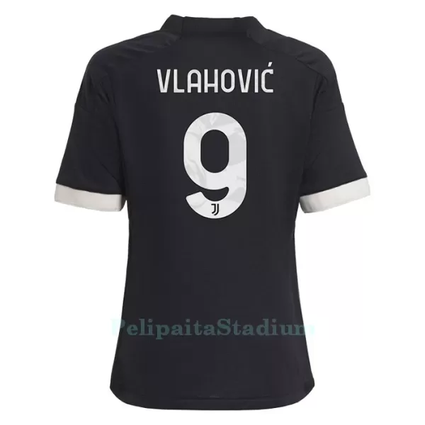 Juventus Vlahovic 9 Pelipaita Lasten Kolmas 2023-2024