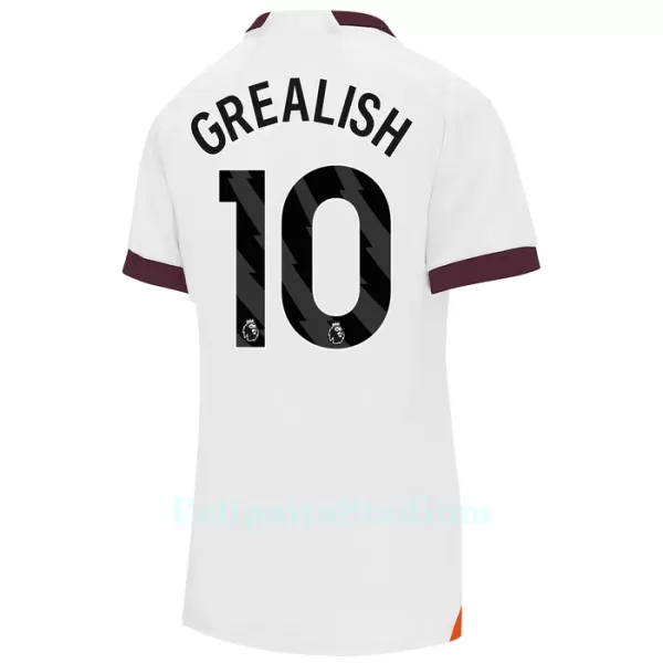 Manchester City Grealish 10 Pelipaita Naisten Vieras 2023-2024