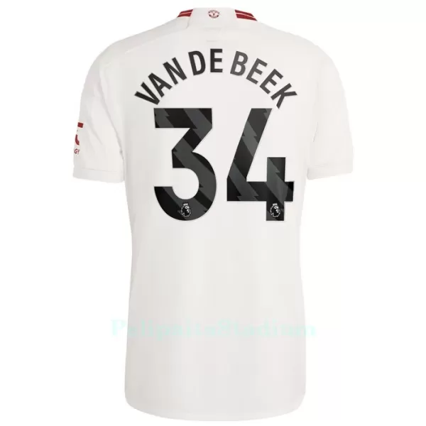 Manchester United Van De Beek 34 Pelipaita Miesten Kolmas 2023-2024