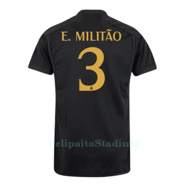 Real Madrid E. Militao 3 Pelipaita Miesten Kolmas 2023-2024