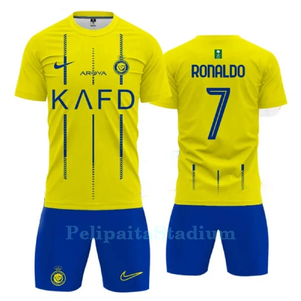 Al-Nassr FC Ronaldo 7 Pelipaita Lasten Koti 2023-2024