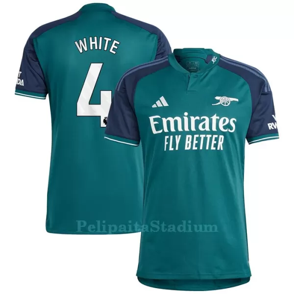 Arsenal White 4 Pelipaita Miesten Kolmas 2023-2024