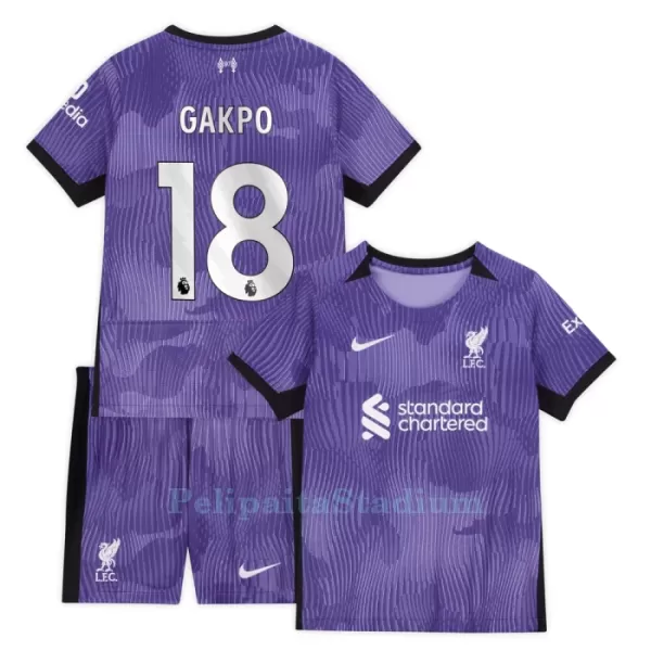 Liverpool Gakpo 18 Pelipaita Lasten Kolmas 2023-2024