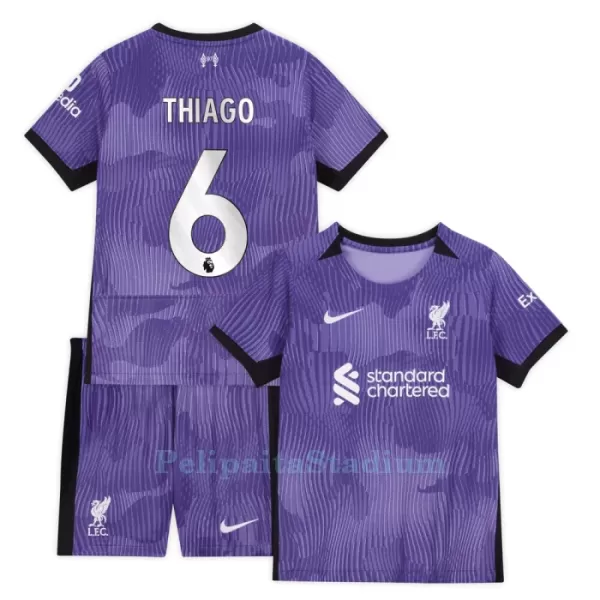 Liverpool Thiago 6 Pelipaita Lasten Kolmas 2023-2024