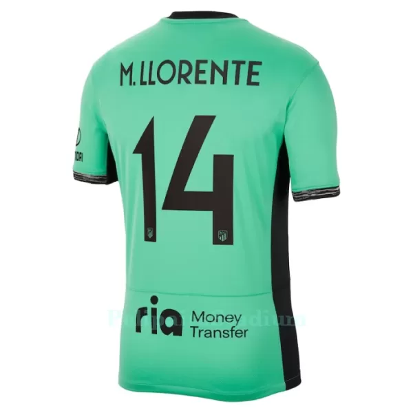 Atlético Madrid M. Llorente 14 Pelipaita Miesten Kolmas 2023-2024