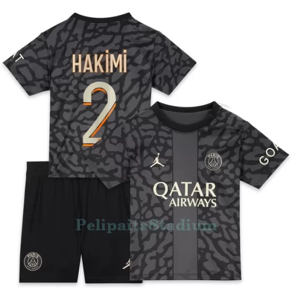 Paris Saint-Germain Hakimi 2 Pelipaita Lasten Kolmas 2023-2024