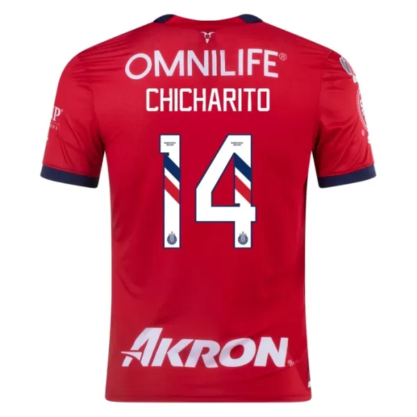 CD Guadalajara Chicharito 14 Pelipaita Miesten Koti 2023-2024