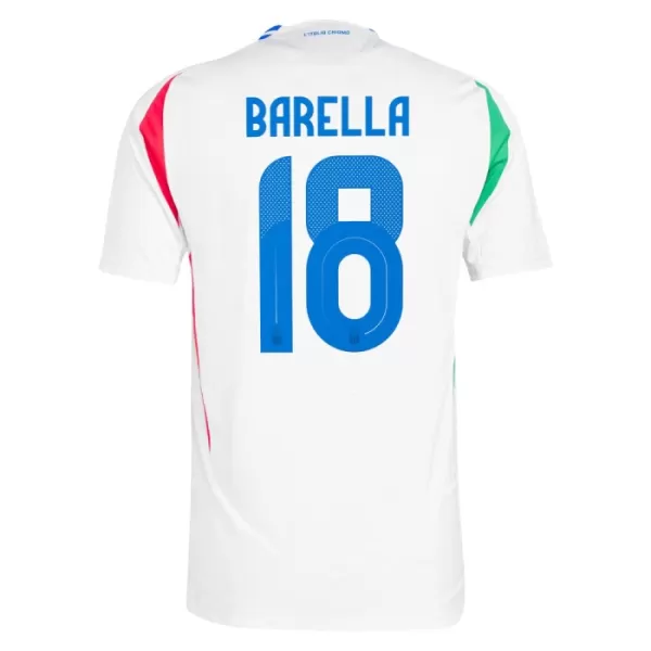 Italia Barella 18 Pelipaita Miesten Vieras Euro 2024