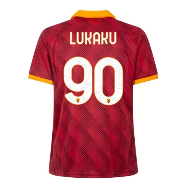 AS Roma Lukaku 90 Pelipaita Miesten Neljäs 2023-2024