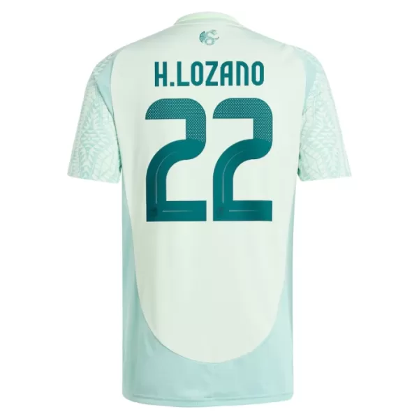 Meksiko Hirving Lozano 22 Pelipaita Miesten Vieras 2024