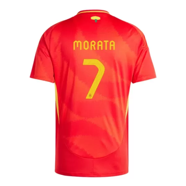 Espanja Alvaro Morata 7 Pelipaita Lasten Koti Euro 2024