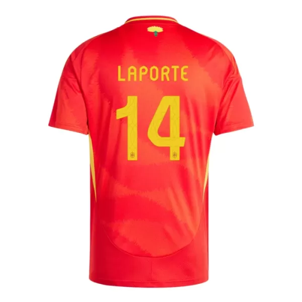 Espanja Aymeric Laporte 14 Pelipaita Miesten Koti Euro 2024