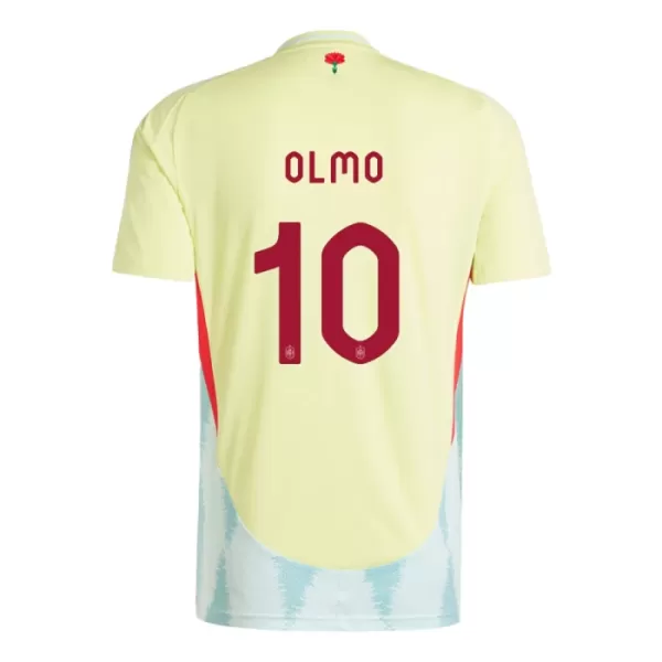 Espanja Dani Olmo 10 Pelipaita Miesten Vieras Euro 2024