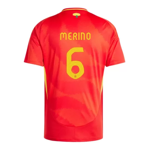 Espanja Mikel Merino 6 Pelipaita Miesten Koti Euro 2024