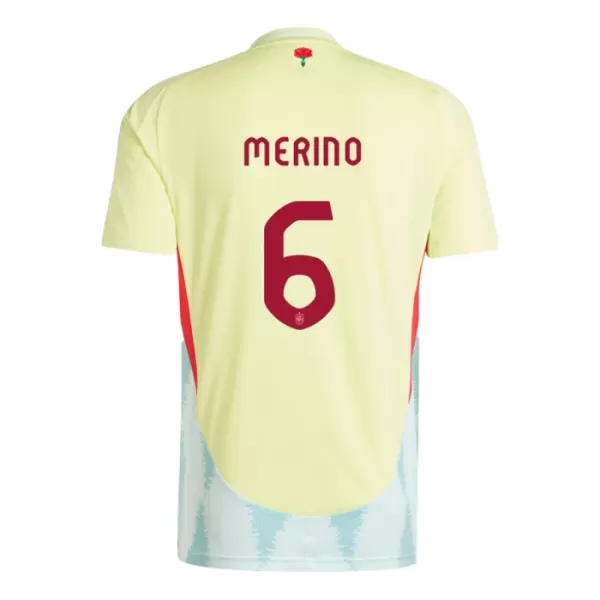 Espanja Mikel Merino 6 Pelipaita Miesten Vieras Euro 2024