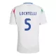 Italia Manuel Locatelli 5 Pelipaita Miesten Vieras Euro 2024