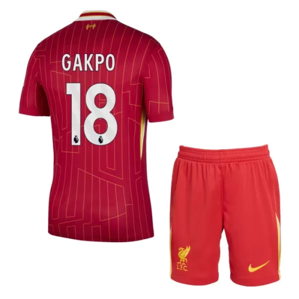 Liverpool Gakpo 18 Pelipaita Lasten Koti 2024-2025