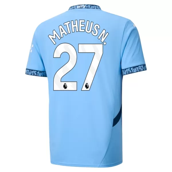 Manchester City Matheus Nunes 27 Pelipaita Lasten Koti 2024-2025