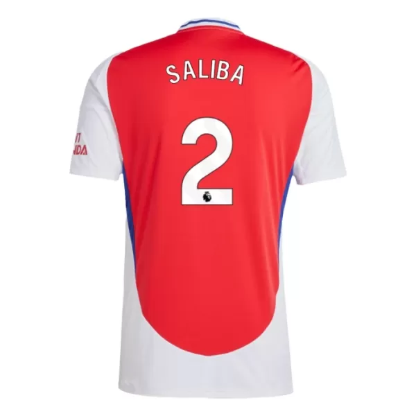 Arsenal Saliba 2 Pelipaita Miesten Koti 2024-2025