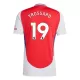 Arsenal Trossard 19 Pelipaita Miesten Koti 2024-2025