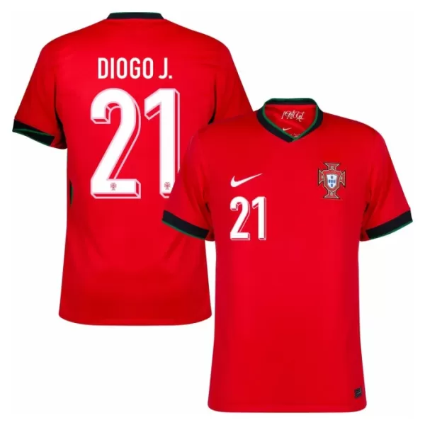 Portugali Diogo J. 21 Pelipaita Miesten Koti Euro 2024