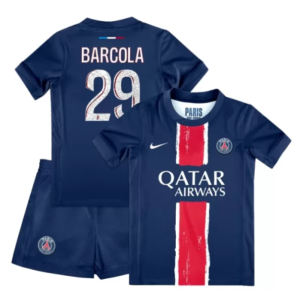 Paris Saint-Germain Bradley Barcola 29 Pelipaita Lasten Koti 2024-2025