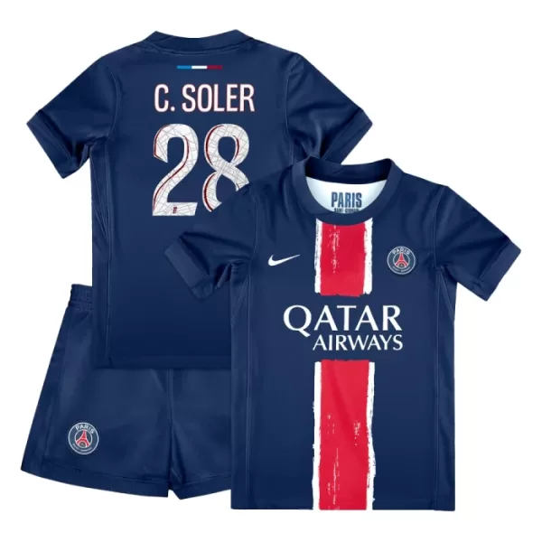 Paris Saint-Germain Carlos Soler 28 Pelipaita Lasten Koti 2024-2025