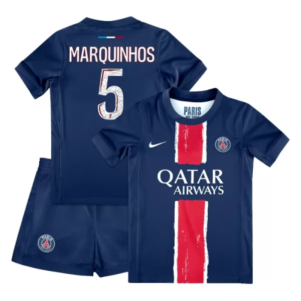 Paris Saint-Germain Marquinhos 5 Pelipaita Lasten Koti 2024-2025