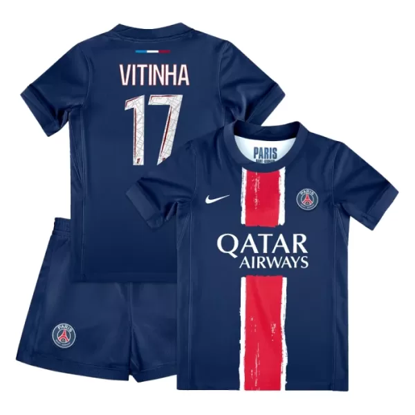 Paris Saint-Germain Vitinha 17 Pelipaita Lasten Koti 2024-2025