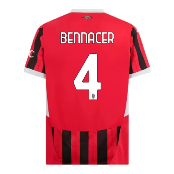 AC Milan Bennacer 4 Pelipaita Miesten Koti 2024-2025