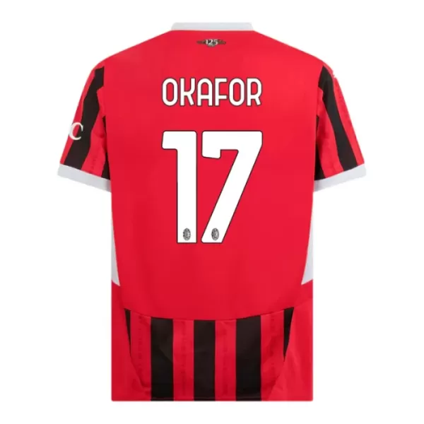 AC Milan Okafor 17 Pelipaita Lasten Koti 2024-2025