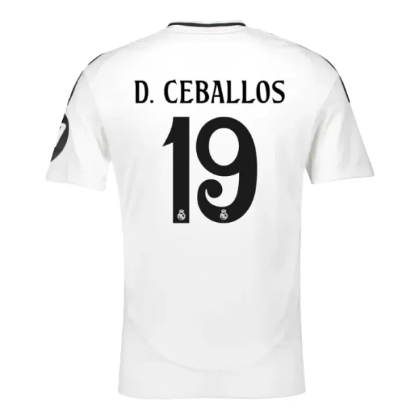 Real Madrid D. Ceballos 19 Pelipaita Miesten Koti 2024-2025