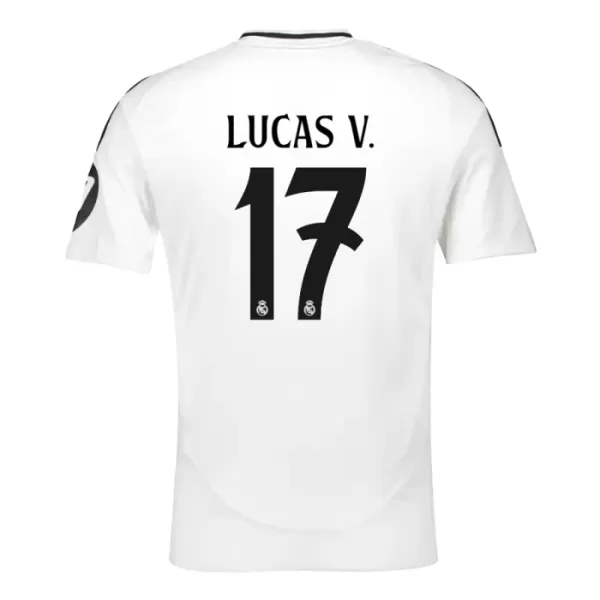 Real Madrid Lucas V. 17 Pelipaita Miesten Koti 2024-2025