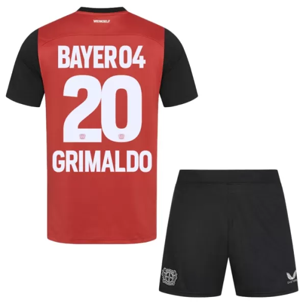 Bayer 04 Leverkusen Alejandro Grimaldo 20 Pelipaita Lasten Koti 2024-2025