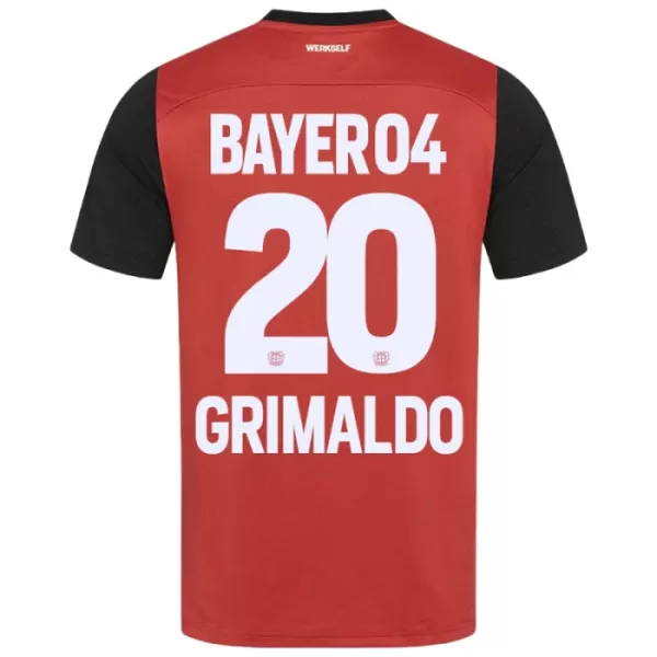 Bayer 04 Leverkusen Alejandro Grimaldo 20 Pelipaita Lasten Koti 2024-2025