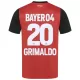 Bayer 04 Leverkusen Alejandro Grimaldo 20 Pelipaita Miesten Koti 2024-2025