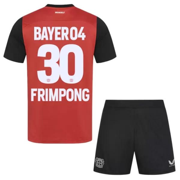 Bayer 04 Leverkusen Jeremie Frimpong 30 Pelipaita Lasten Koti 2024-2025