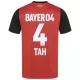 Bayer 04 Leverkusen Jonathan Tah 4 Pelipaita Miesten Koti 2024-2025