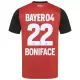 Bayer 04 Leverkusen Victor Boniface 22 Pelipaita Lasten Koti 2024-2025