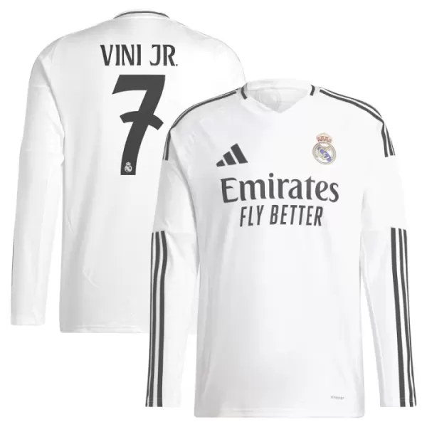 Real Madrid Vini JR 7 Pitkähihainen Pelipaita Miesten Koti 2024-2025