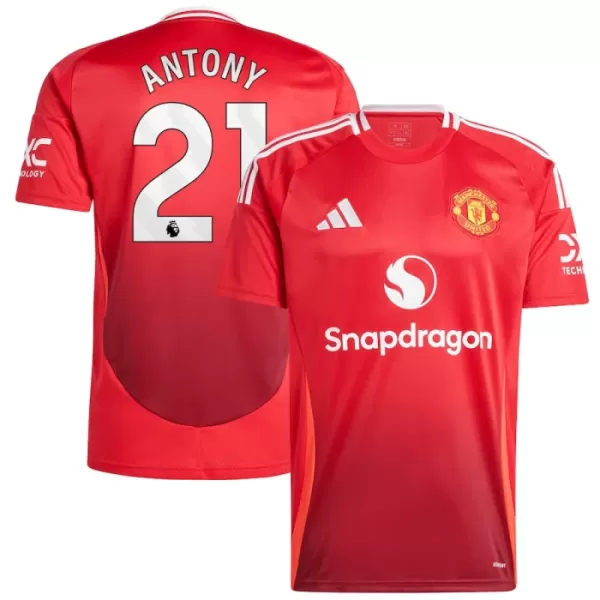 Manchester United Antony 21 Pelipaita Miesten Koti 2024-2025