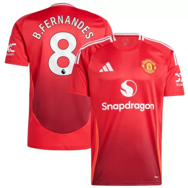 Manchester United Bruno Fernandes 8 Pelipaita Miesten Koti 2024-2025