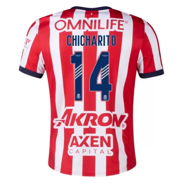 CD Guadalajara Chicharito 14 Pelipaita Miesten Koti 2024-2025